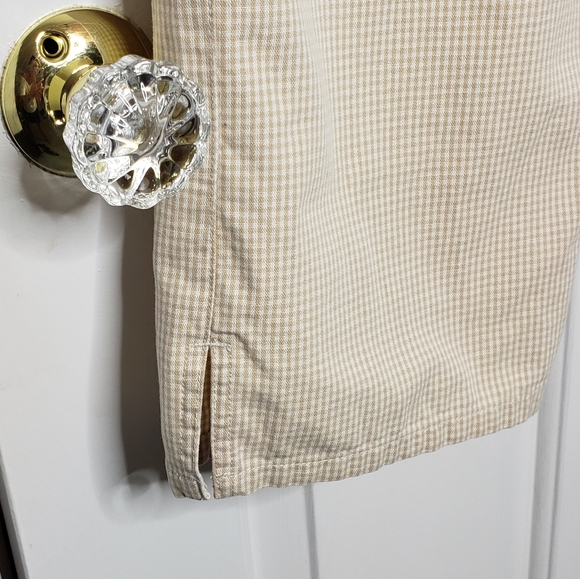 Cropped & Mini Checked jeans pants Liz Clairborne Coastal Grandma Summer Vacay ♡ - Picture 10 of 14